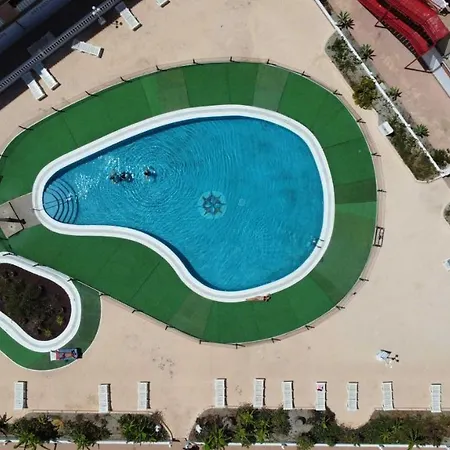 Estudio, Freewifi Y Piscina, Bien Comunicado En Tenerife Sur 아파트 *