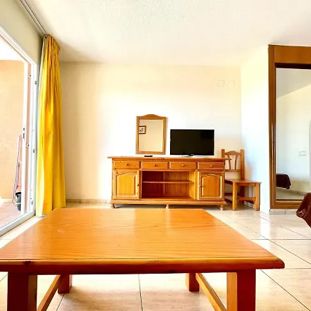 Estudio, Freewifi Y Piscina, Bien Comunicado En Tenerife Sur 아파트 *